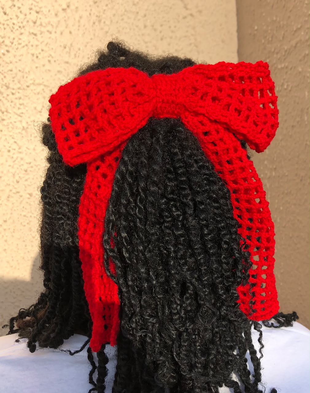 Hair Bow On Head